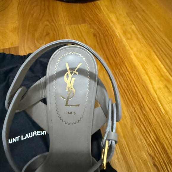 YSL - SAINT LAURENT Women's Tribute Platform Sandals - Picture 3 of 12